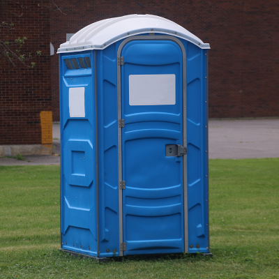 blue porta potty