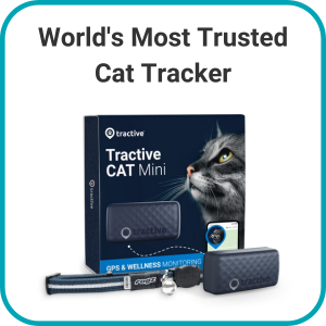 Photo of tractive cat tracker packaging